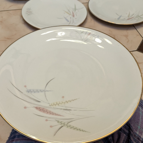 MCM Edelstein Bavaria/Germany pastel wheat dish set plus platter - Picture 5 of 8